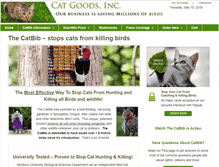 Tablet Screenshot of catgoods.com
